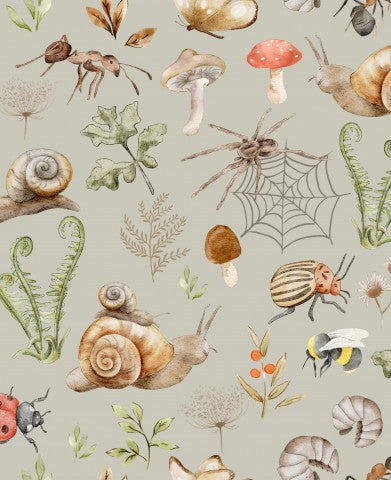 French Terry Insekten und Spinnen