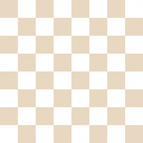 French Terry einen beige-weiß karierten Hintergrund