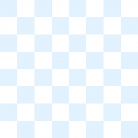 French Terry sur fond à carreaux bleu clair et blanc
