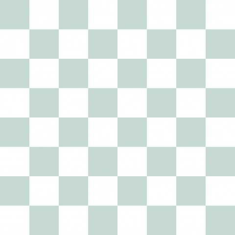 Satin de coton à fond à carreaux bleu clair et blanc
