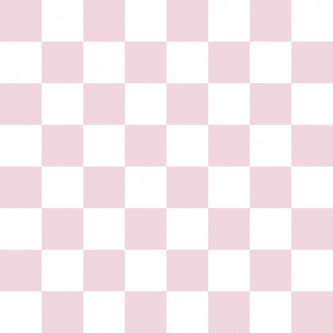 Muslin med rosa och vit rutig bakgrund