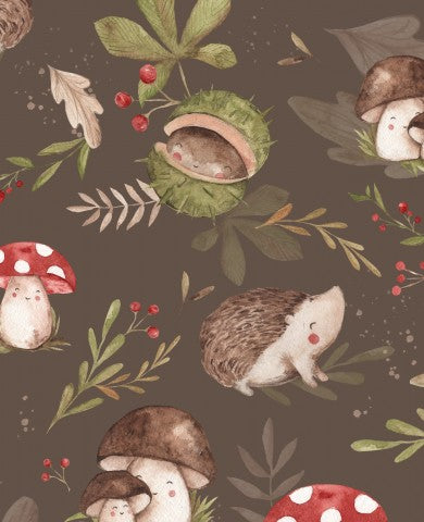 Jersey Igeln und Pilzen