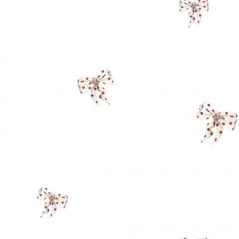 Panama bow pattern on a white background