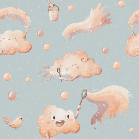 Panama Clouds, Birds and Bubbles