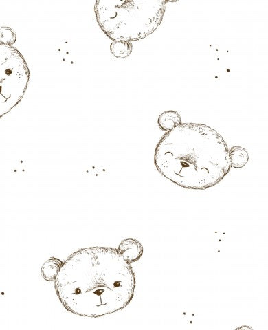 Waterproof fabric hand-drawn teddy bears