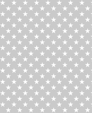 Waterproof fabric a grey background with white stars