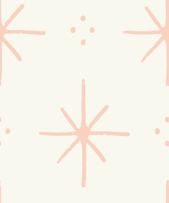 Weich und weichmachtige Baumwolle mit Sternen-Muster und funkelt rosa Farbe, ideal für Ihre nächste Nähe-Projekt!