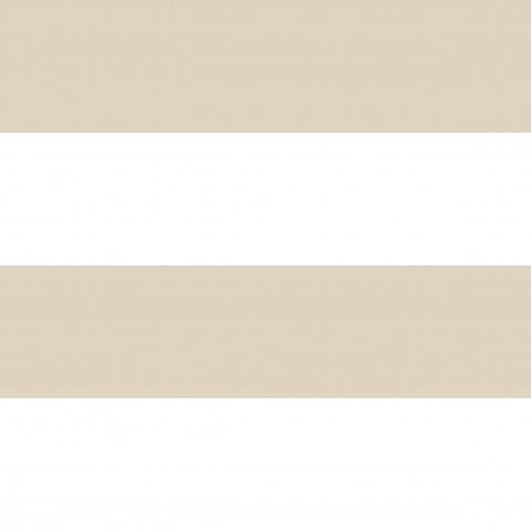 Muslin et hvidt og beige stribet tapet