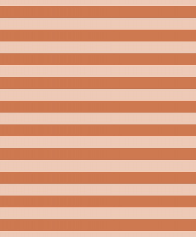 French Terry an orange and white striped background