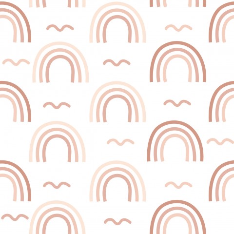 Süße Baby-Regenbögen aus Canvas Baumwolle - Nähbare Meterware für einzigartige Kleidung und Accessoires. Baumwoll Qualität, Regenbogen-Farben und praktische St