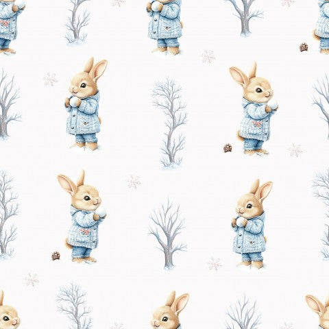 Coniglio Jersey in abiti invernali