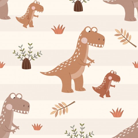 Panama Dinosauriern und Pflanzen