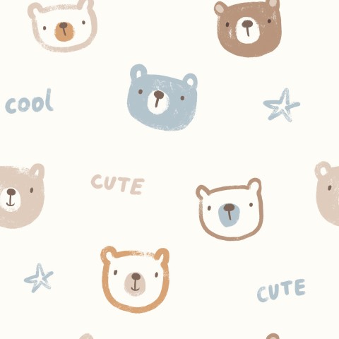 Blauer Baumwoll-Stoff für Teddybären: Weiches Canvas-Material ideal für Näher und Crafting-Liebhaber. Schmieckiges Blau für süße Designs. Meterware für den eig