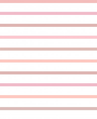 French Terry con sfondo a righe rosa e bianche