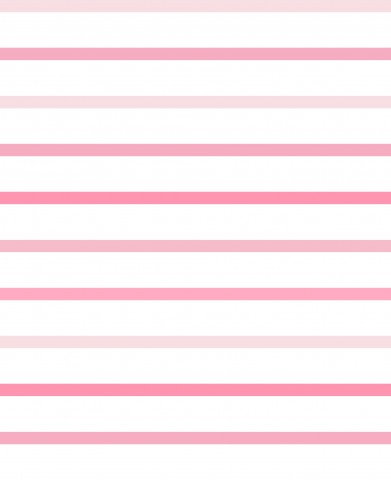 Waterproof fabric with a pink and white striped background