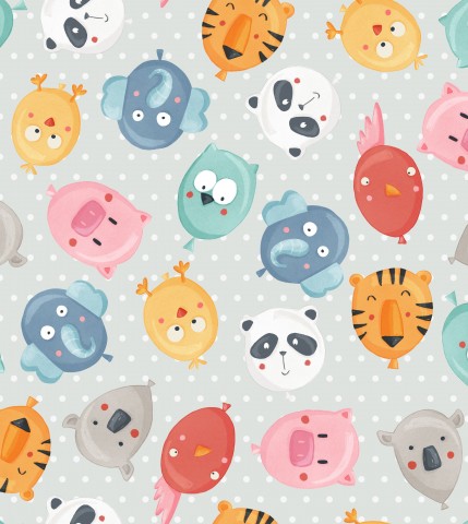 Jersey cute cartoon animals