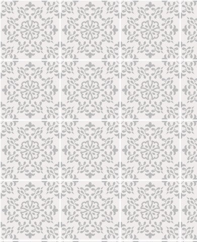 Rib jersey pattern in grey and white