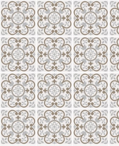 Jersey pattern in beige and brown