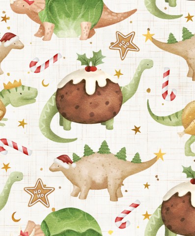 Musselin Dinosauriern und Zuckerstangen