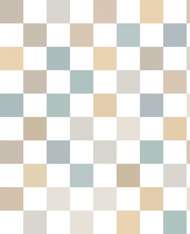 Jerseymönster med en bild av ett vitt och beige rutmönster