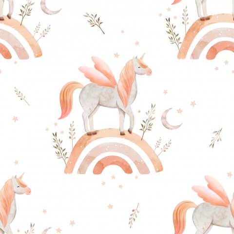 Panama einem Aquarell-Einhorn