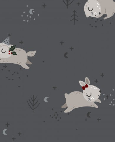 Rib Jersey rabbits and Christmas trees