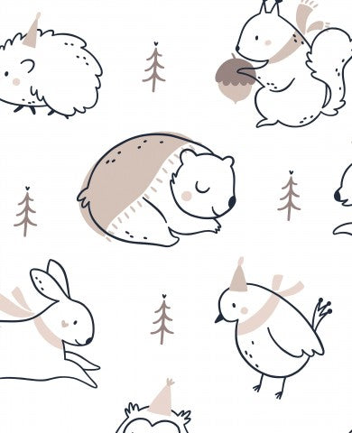 Waterproof fabric cute animals