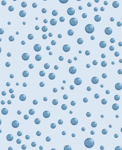 Waterdichte stof met waterdruppels op lichtblauwe achtergrond