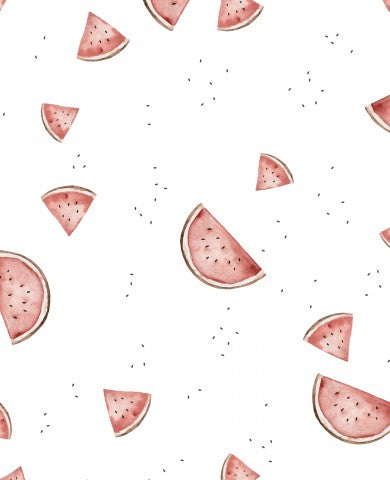 French Terry watermelon slice pattern