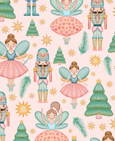 Rib Jersey nutcrackers and Christmas trees