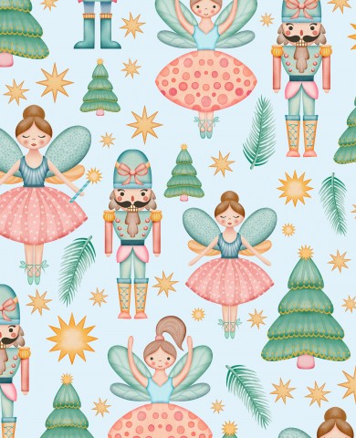 Rib Jersey nutcrackers and Christmas trees