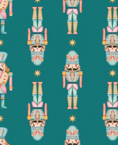 Rib Jersey nutcrackers on green background