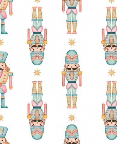 Waterproof fabric nutcrackers on a white background