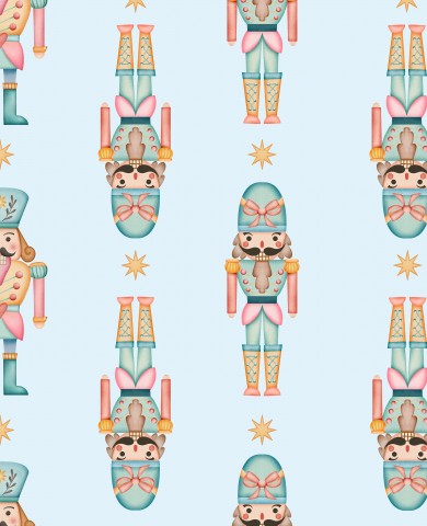 Rib Jersey Nutcrackers on blue background