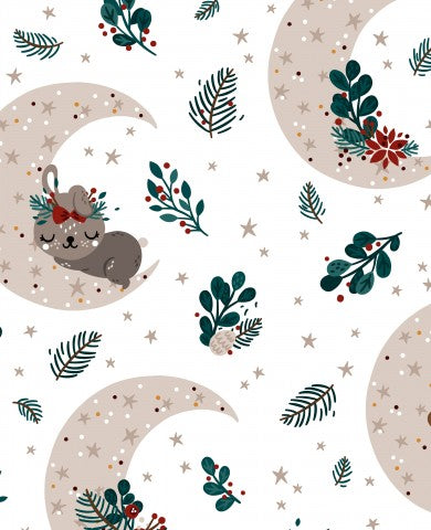 Weihnachtstierbabys aus Canvas Baumwolle - perfekte Nähelemente für Ihre kreativen Projekte. Baumwolle-qualität und tolle Designs erfüllen Ihre Träume von süße