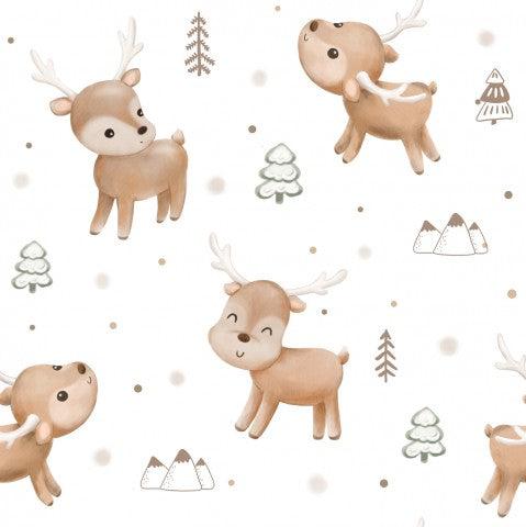 SoftShell cute deer and trees