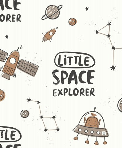 Muslin pattern of a little space explorer