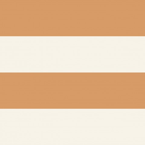 Satin Baumwolle eine orange-weiß gestreifte Tapete