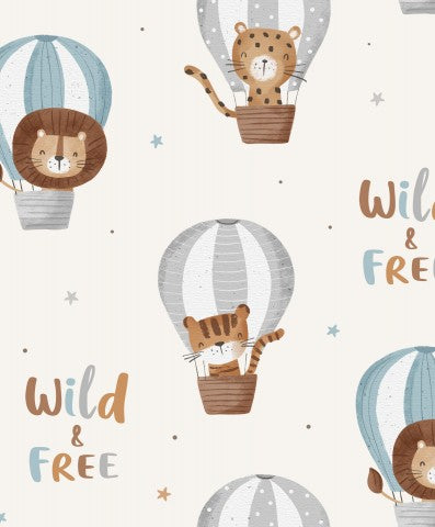 Panama animals in hot air balloons