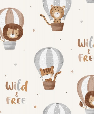 Panama animals in hot air balloons