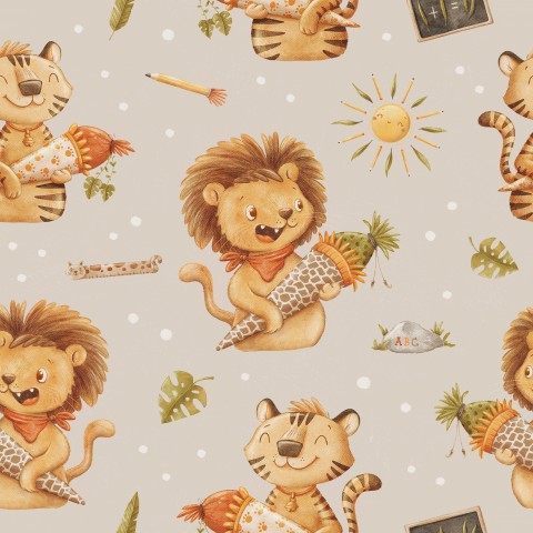 Jersey cute cartoon animals