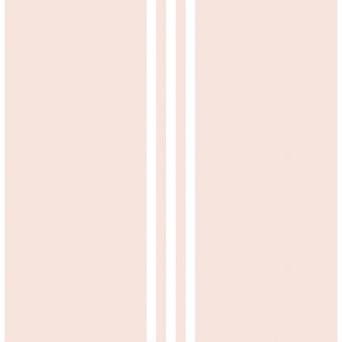 French Terry eine rosa Tapete mit weißen Streifen darauf