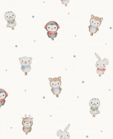 Schattige dieren van mousseline op een witte achtergrond