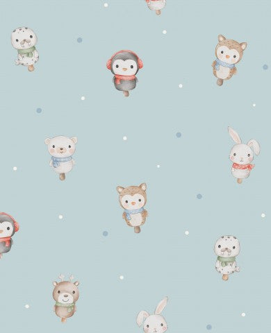 Warmes Winter-Flair in every stitch: Canvas Baumwolle mit Ice Cream Sky-Tönen für deinen nächsten Projekt - ideal für Näher und Fashionistas!