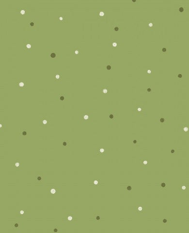 Panama a green background with white dots