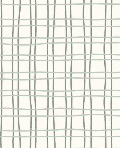 Panama a green and white checked wallpaper pattern