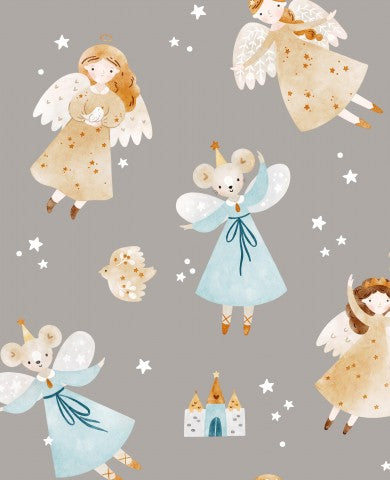 Waterproof fabric Christmas angels