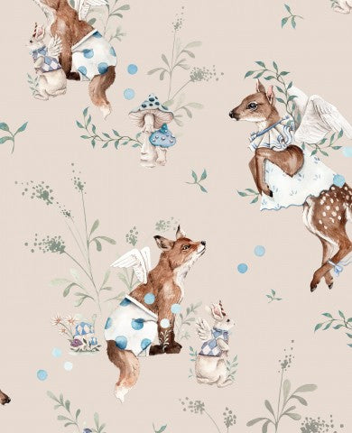 French Terry animals and birds