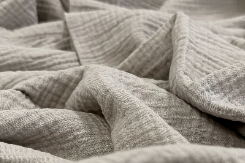 Muslin plain fabric
