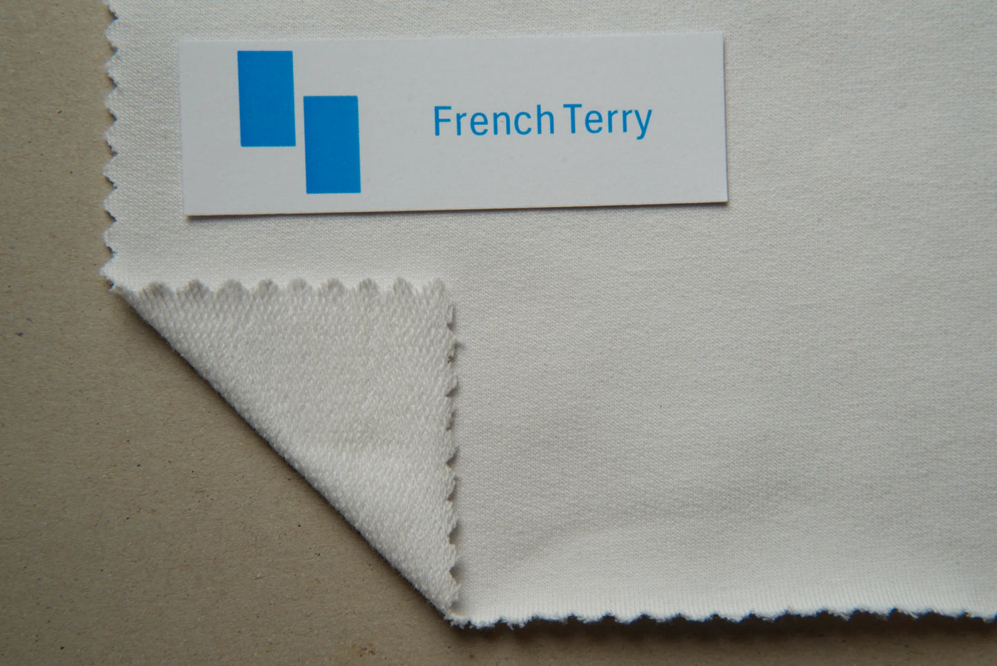 French Terry white